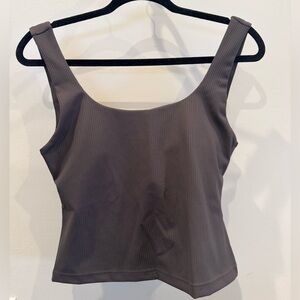 Oasis Twist Ribbed Tank / Built in Bra, Fabletics (medium) NWT